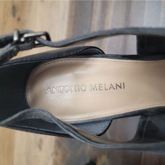 Antonio Melani High Heels Mix Black & Blue Open Toes. Women's Size 10M - Picture 3 of 9